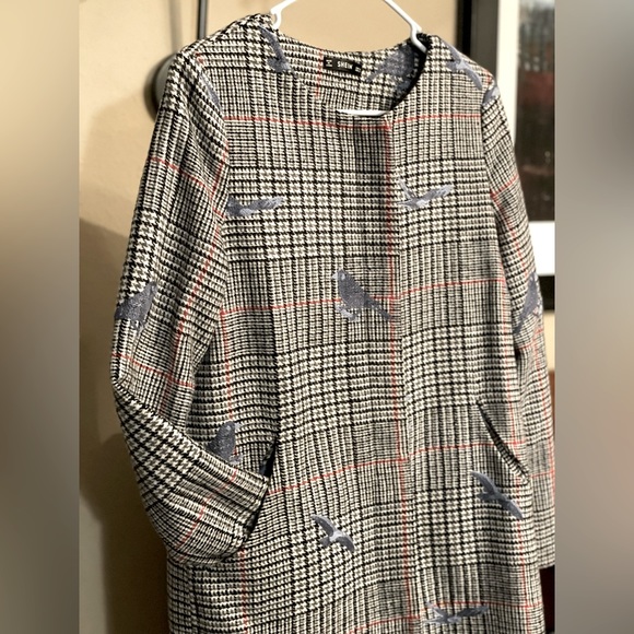 NEW Bird Embroidered Coat - Picture 11 of 16